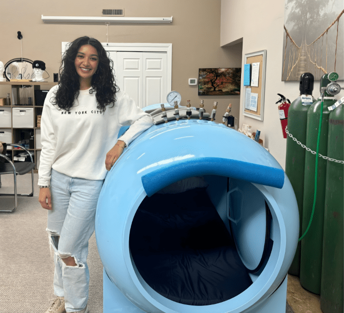 hyperbaric oxygen therapy steel chamber